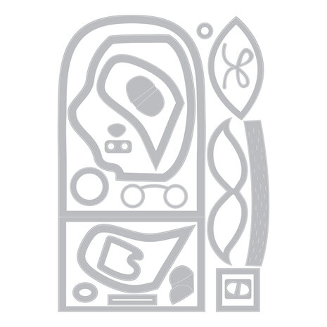 Sizzix Thinlits Die by Yasmin Rowlands Santa's Letter (20pcs) (664456) (DISCONTINUED) Sizzix Thinlits Die by Yasmin Rowlands Santa's Letter (20pcs) (664456) (DISCONTINUED)