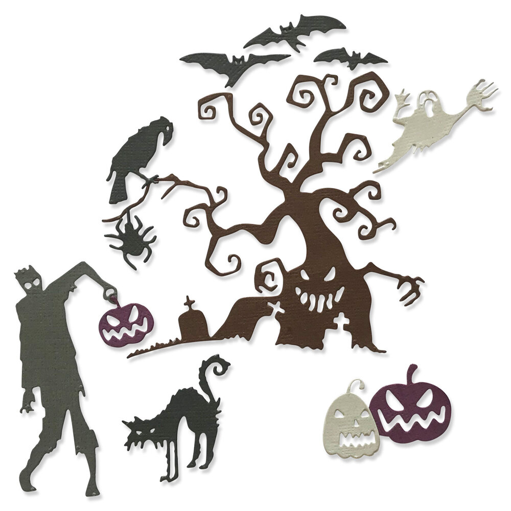 Sizzix Thinlits Die Creeps (10pcs) (664703) (DISCONTINUED) Sizzix Thinlits Die Creeps (10pcs) (664703) (DISCONTINUED)