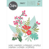 Sizzix Thinlits Die Floral Abundance (24pcs) (664707) (DISCONTINUED) Sizzix Thinlits Die Floral Abundance (24pcs) (664707) (DISCONTINUED)
