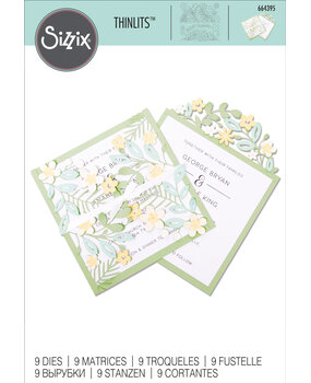 Sizzix Thinlits Die Floral Edges #2 (9pcs) (664395) (DISCONTINUED) Sizzix Thinlits Die Floral Edges #2 (9pcs) (664395) (DISCONTINUED)
