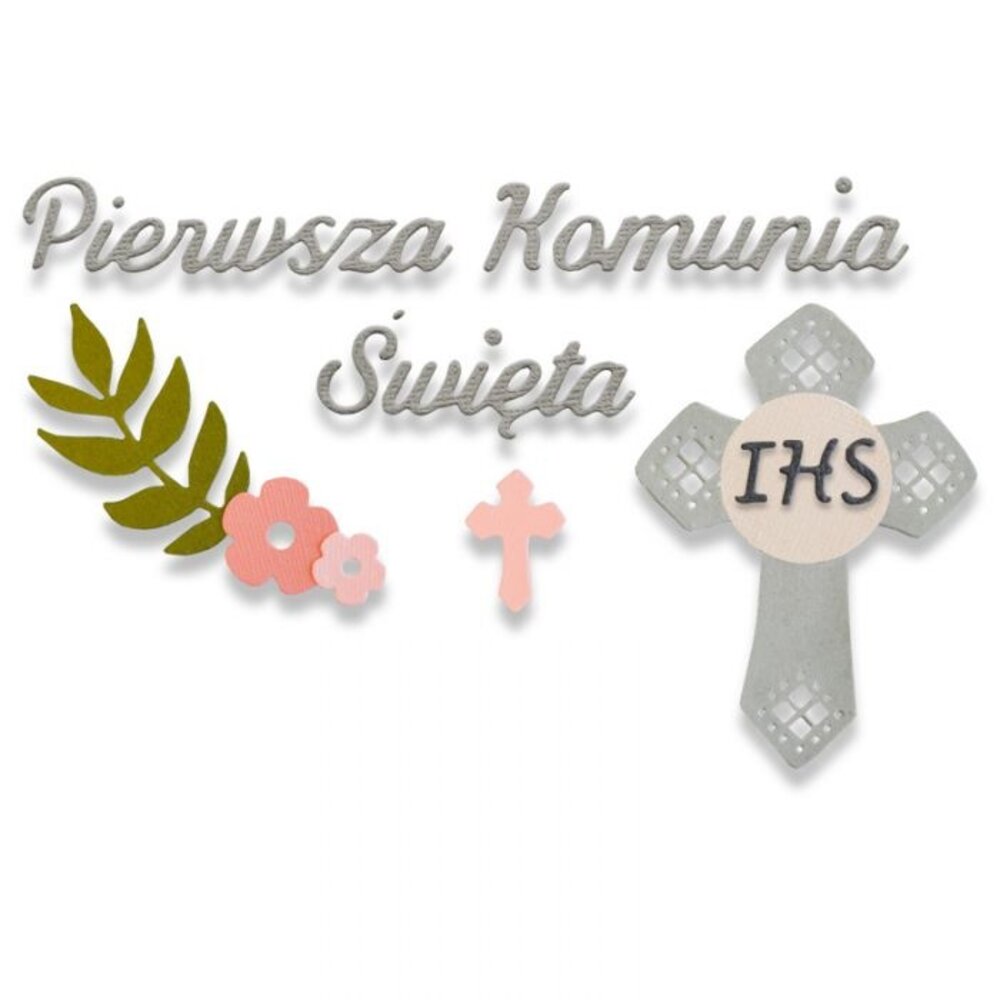 Pierwsza Komunia Swieta, Erstkommunion, Holzplakette Magnet