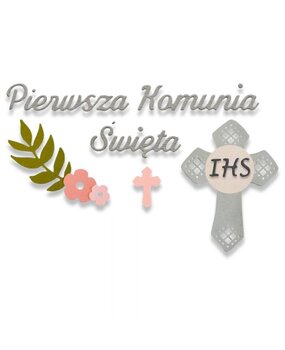 Sizzix Thinlits Die Pierwsza Komunia Swieta (10pcs) (662621) (DISCONTINUED) Sizzix Thinlits Die Pierwsza Komunia Swieta (10pcs) (662621) (DISCONTINUED)