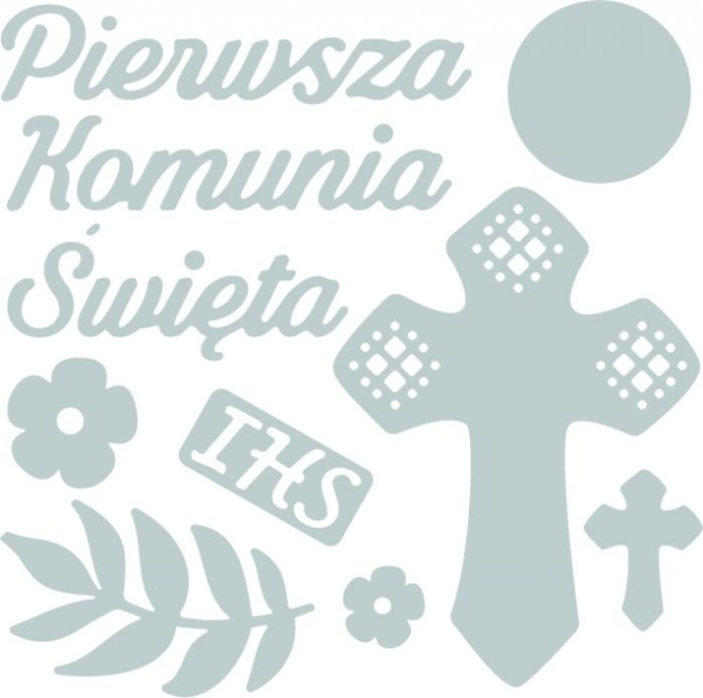 Sizzix Thinlits Die Pierwsza Komunia Swieta (10pcs) (662621) (DISCONTINUED) Sizzix Thinlits Die Pierwsza Komunia Swieta (10pcs) (662621) (DISCONTINUED)