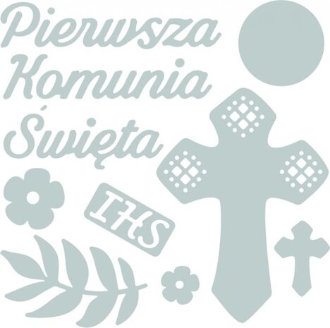 Sizzix Thinlits Die Pierwsza Komunia Swieta (10pcs) (662621) (DISCONTINUED) Sizzix Thinlits Die Pierwsza Komunia Swieta (10pcs) (662621) (DISCONTINUED)