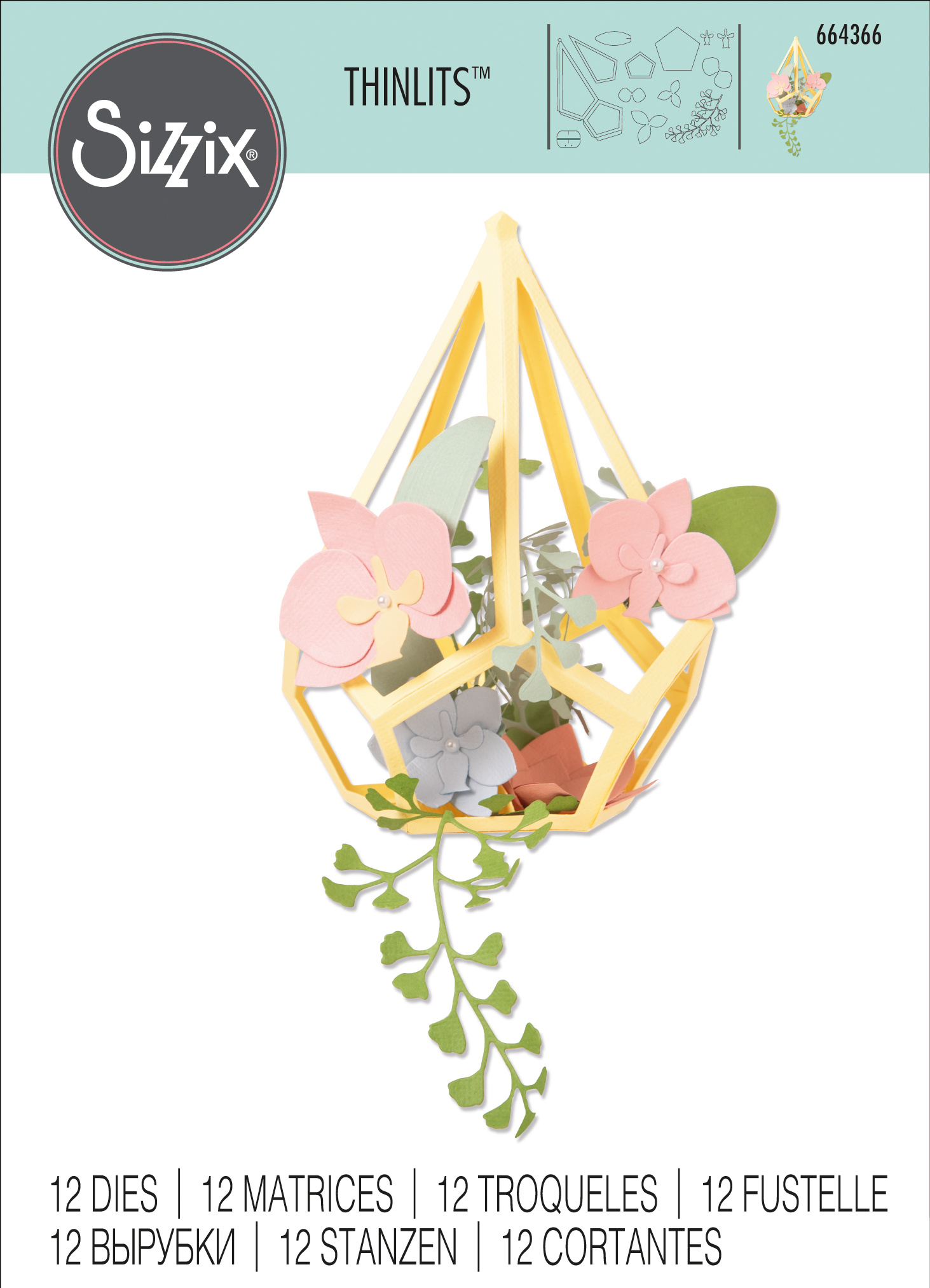 Sizzix teardrop die best sale cut