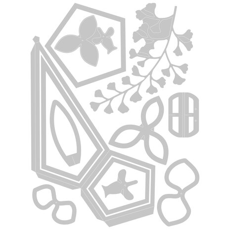 Sizzix Thinlits Die Teardrop Terrarium (12pcs) (664366) (DISCONTINUED) Sizzix Thinlits Die Teardrop Terrarium (12pcs) (664366) (DISCONTINUED)