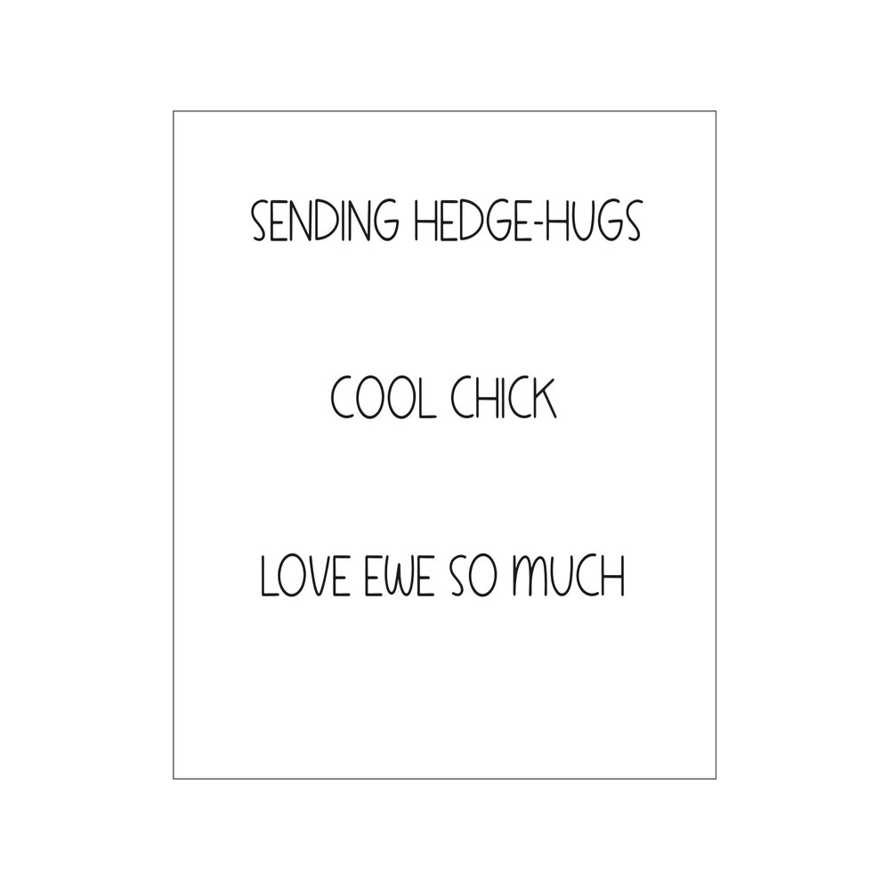 Sizzix Thinlits Die w/Stamps by Pete Hughes Crazy Creatures #1 (6+3pcs) (666103) (DISCONTINUED)