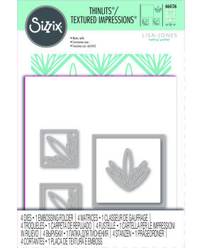 Sizzix Thinlits Die w/Textured Impressions by Lisa Jones Ornate Frame (4pcs) (666136) (DISCONTINUED) Sizzix Thinlits Die w/Textured Impressions by Lisa Jones Ornate Frame (4pcs) (666136) (DISCONTINUED)