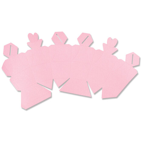 Sizzix Thinlits Plus Die by Debi Potter Fabulous Cupcake Box (2pcs) (666231) (DISCONTINUED) Sizzix Thinlits Plus Die by Debi Potter Fabulous Cupcake Box (2pcs) (666231) (DISCONTINUED)