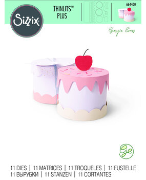Sizzix Thinlits Plus Die by Georgie Evans Cake Box (11pcs) (664400) (DISCONTINUED) Sizzix Thinlits Plus Die by Georgie Evans Cake Box (11pcs) (664400) (DISCONTINUED)
