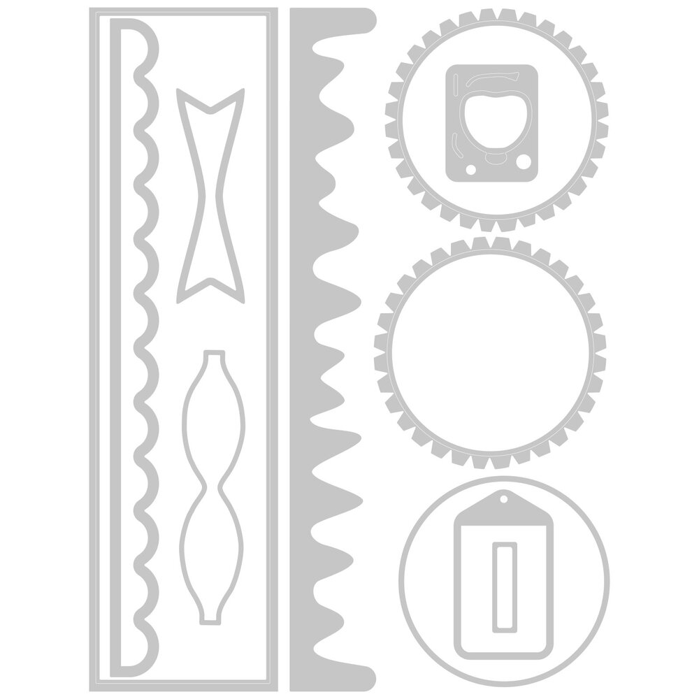 Sizzix Thinlits Plus Die by Georgie Evans Cake Box (11pcs) (664400) (DISCONTINUED)