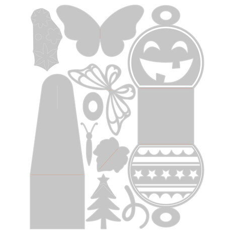 Sizzix Thinlits Plus Die by Jennifer Ogborn Holiday Gift Boxes (12pcs) (665953) (DISCONTINUED) Sizzix Thinlits Plus Die by Jennifer Ogborn Holiday Gift Boxes (12pcs) (665953) (DISCONTINUED)