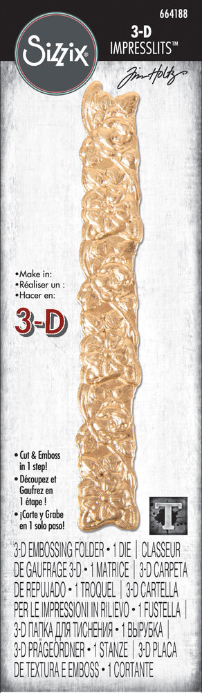Sizzix 3D Impresslits by Tim Holtz Trellis (664188) (DISCONTINUED) Sizzix 3D Impresslits by Tim Holtz Trellis (664188) (DISCONTINUED)
