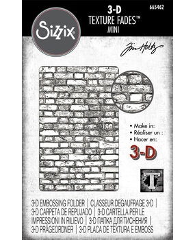 Sizzix 3D Texture Fades Mini by Tim Holtz Brickwork (665462) Sizzix 3D Texture Fades Mini by Tim Holtz Brickwork (665462)