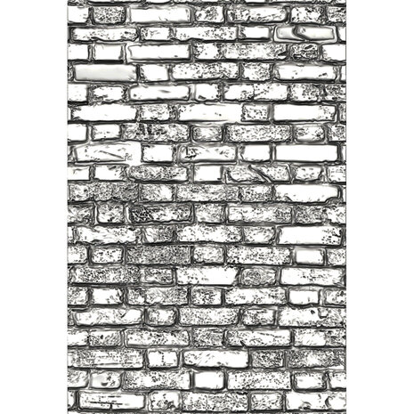 Sizzix 3D Texture Fades Mini by Tim Holtz Brickwork (665462) Sizzix 3D Texture Fades Mini by Tim Holtz Brickwork (665462)
