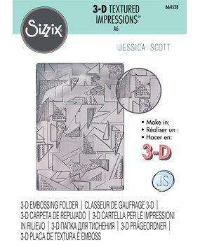 Sizzix 3D Textured Impressions by Jessica Scott Doodle Triangles (664528) (DISCONTINUED) Sizzix 3D Textured Impressions by Jessica Scott Doodle Triangles (664528) (DISCONTINUED)