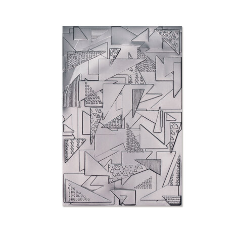 Sizzix 3D Textured Impressions by Jessica Scott Doodle Triangles (664528) (DISCONTINUED) Sizzix 3D Textured Impressions by Jessica Scott Doodle Triangles (664528) (DISCONTINUED)