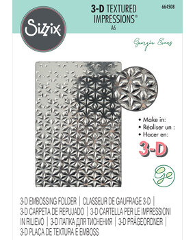 Sizzix 3D Textured Impressions by Georgie Evans Star Fall (664508) (DISCONTINUED) Sizzix 3D Textured Impressions by Georgie Evans Star Fall (664508) (DISCONTINUED)