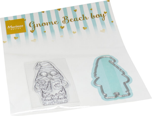 Marianne Design Gnomes Beach Boy Stamp & Die (CS1133) (DISCONTINUED) Marianne Design Gnomes Beach Boy Stamp & Die (CS1133) (DISCONTINUED)