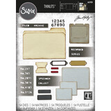 Sizzix Thinlits Die by Tim Holtz Specimen (54pcs) (665930) Sizzix Thinlits Die by Tim Holtz Specimen (54pcs) (665930)