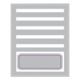 Sizzix Thinlits Die by Tim Holtz Stitched Slots (2pcs) (662697) Sizzix Thinlits Die by Tim Holtz Stitched Slots (2pcs) (662697)