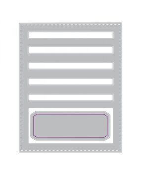 Sizzix Thinlits Die by Tim Holtz Stitched Slots (2pcs) (662697) Sizzix Thinlits Die by Tim Holtz Stitched Slots (2pcs) (662697)