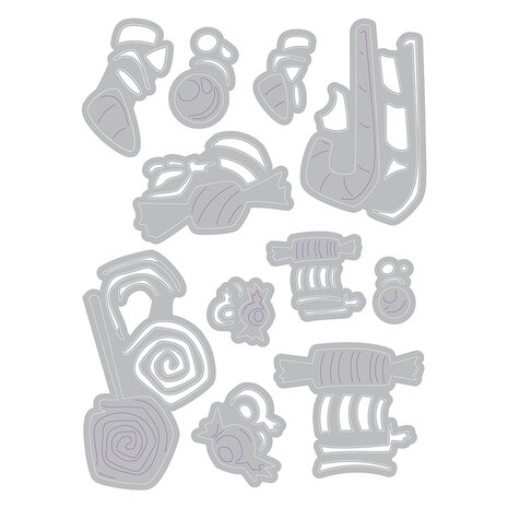 Sizzix Thinlits Die by Tim Holtz Sweet Treats (11pcs) (664204) (DISCONTINUED) Sizzix Thinlits Die by Tim Holtz Sweet Treats (11pcs) (664204) (DISCONTINUED)