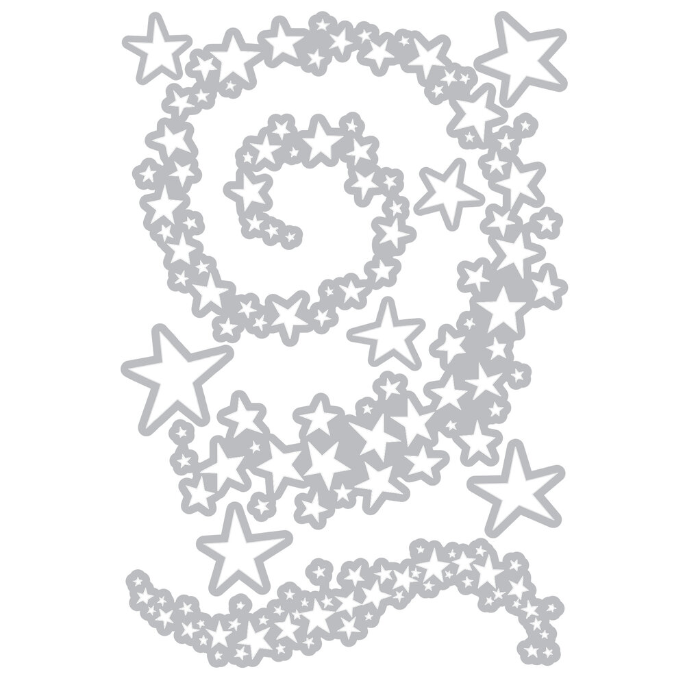 Sizzix Thinlits Die by Tim Holtz Swirling Stars (9pcs) (663095) Sizzix Thinlits Die by Tim Holtz Swirling Stars (9pcs) (663095)