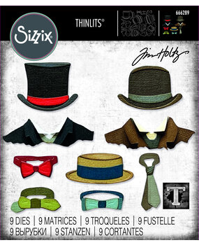 Sizzix Thinlits Die by Tim Holtz Tailored (9pcs) (666289) Sizzix Thinlits Die by Tim Holtz Tailored (9pcs) (666289)