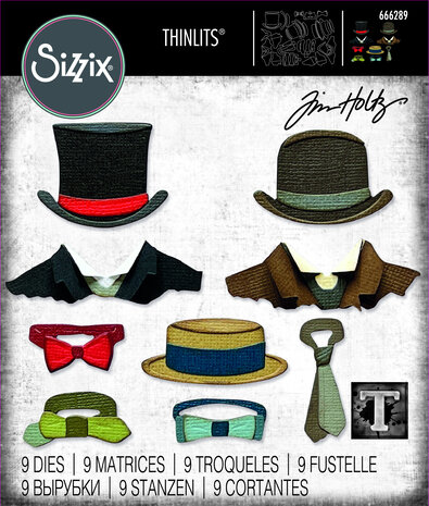 Sizzix Thinlits Die by Tim Holtz Tailored (9pcs) (666289)