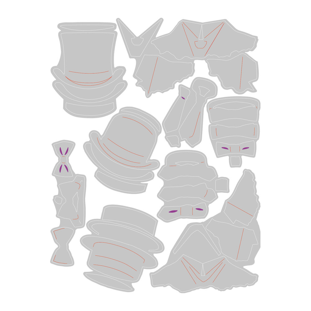 Sizzix Thinlits Die by Tim Holtz Tailored (9pcs) (666289)