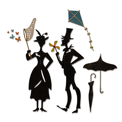 Sizzix Thinlits Die by Tim Holtz The Park (14pcs) (665204) Sizzix Thinlits Die by Tim Holtz The Park (14pcs) (665204)