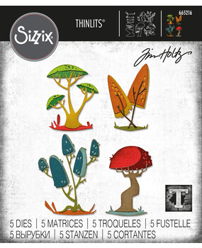 Sizzix Thinlits Die by Tim Holtz Funky Toadstools (5pcs) (665216) (DISCONTINUED) Sizzix Thinlits Die by Tim Holtz Funky Toadstools (5pcs) (665216) (DISCONTINUED)