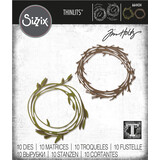 Sizzix Thinlits Die by Tim Holtz Funky Wreaths (10pcs)  (664434) Sizzix Thinlits Die by Tim Holtz Funky Wreaths (10pcs)  (664434)