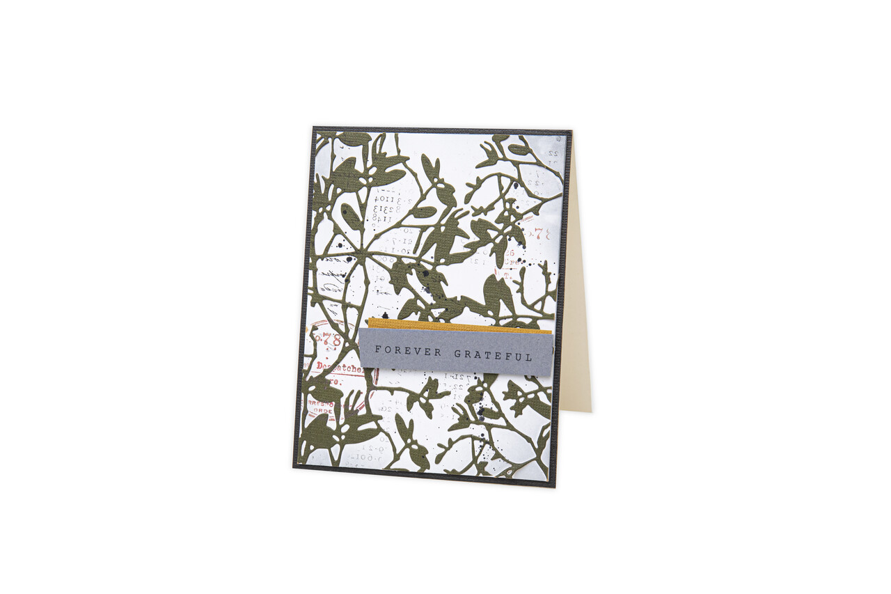 Sizzix Thinlits Die by Tim Holtz Leafy Twigs (665436) (DISCONTINUED)