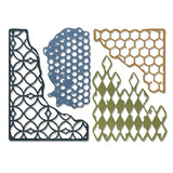 Sizzix Thinlits Die by Tim Holtz Mixed Media #1 (4pcs) (660220) Sizzix Thinlits Die by Tim Holtz Mixed Media #1 (4pcs) (660220)