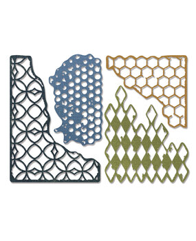 Sizzix Thinlits Die by Tim Holtz Mixed Media #1 (4pcs) (660220) Sizzix Thinlits Die by Tim Holtz Mixed Media #1 (4pcs) (660220)