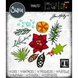Sizzix Thinlits Die by Tim Holtz Modern Festive (14pcs) (666069) (DISCONTINUED) Sizzix Thinlits Die by Tim Holtz Modern Festive (14pcs) (666069) (DISCONTINUED)