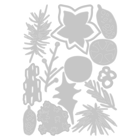 Sizzix Thinlits Die by Tim Holtz Modern Festive (14pcs) (666069) (DISCONTINUED) Sizzix Thinlits Die by Tim Holtz Modern Festive (14pcs) (666069) (DISCONTINUED)