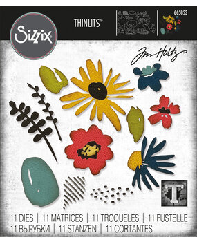 Sizzix Thinlits Die by Tim Holtz Modern Floristry (11pcs) (665853) (DISCONTINUED) Sizzix Thinlits Die by Tim Holtz Modern Floristry (11pcs) (665853) (DISCONTINUED)
