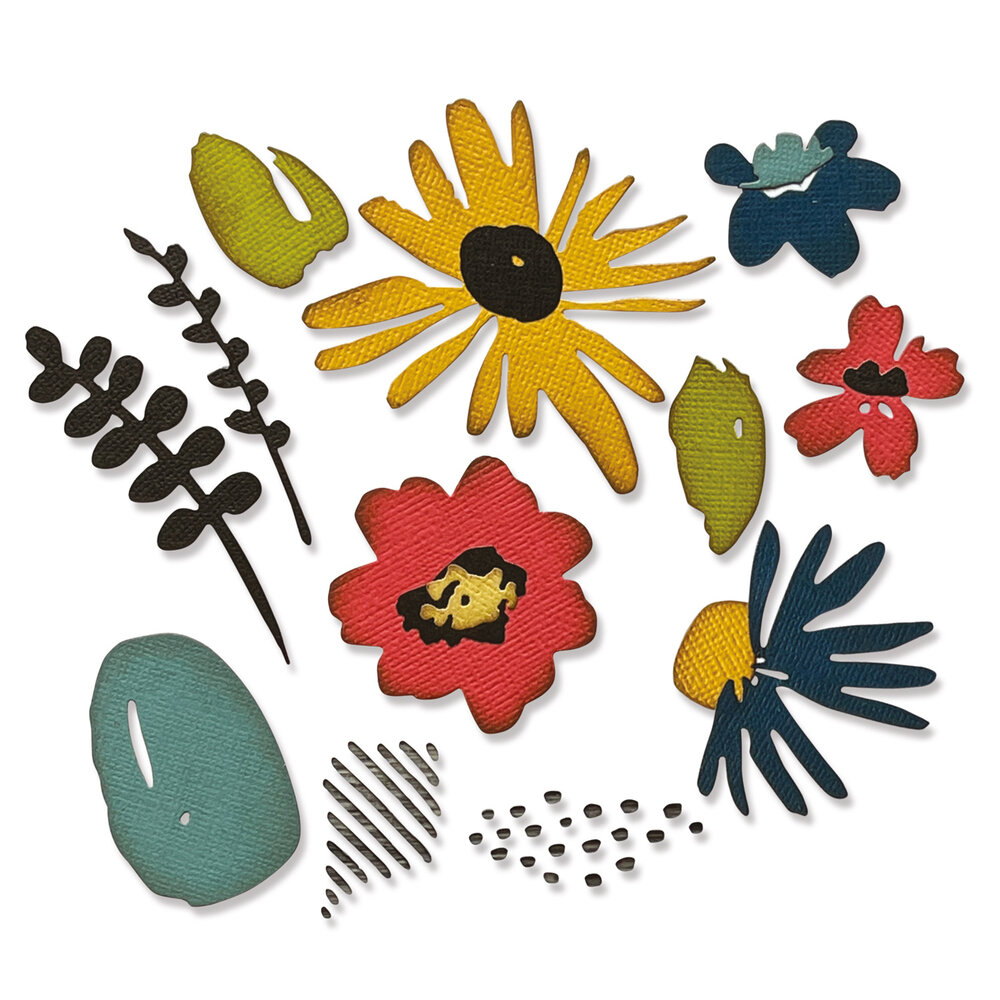 Sizzix Thinlits Die by Tim Holtz Modern Floristry (11pcs) (665853) (DISCONTINUED) Sizzix Thinlits Die by Tim Holtz Modern Floristry (11pcs) (665853) (DISCONTINUED)