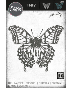 Sizzix Thinlits Die by Tim Holtz Perspective Butterfly (665201) Sizzix Thinlits Die by Tim Holtz Perspective Butterfly (665201)