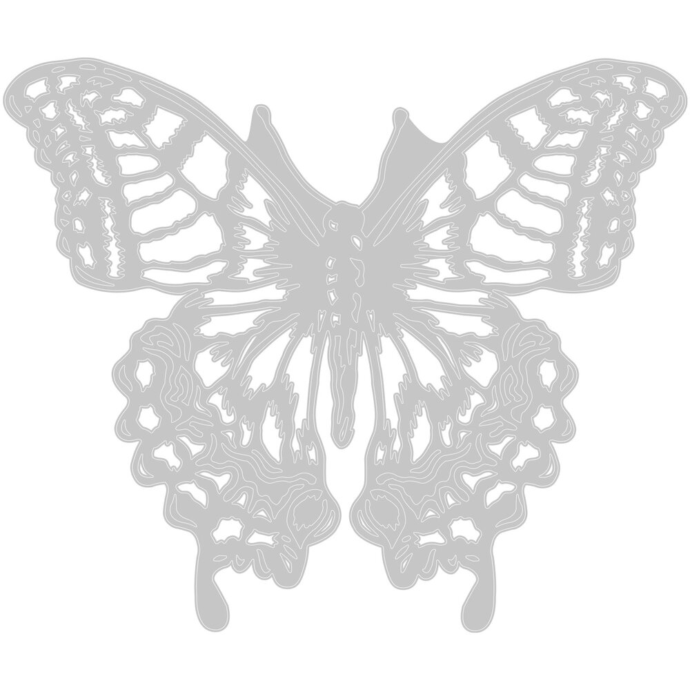 Sizzix Thinlits Die by Tim Holtz Perspective Butterfly (665201) Sizzix Thinlits Die by Tim Holtz Perspective Butterfly (665201)