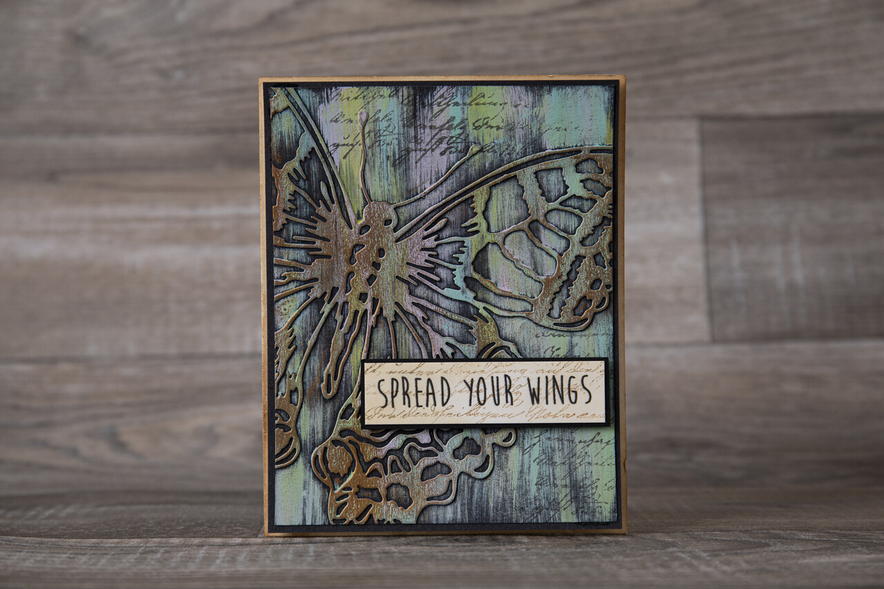 Sizzix Thinlits Die by Tim Holtz Perspective Butterfly (665201) Sizzix Thinlits Die by Tim Holtz Perspective Butterfly (665201)