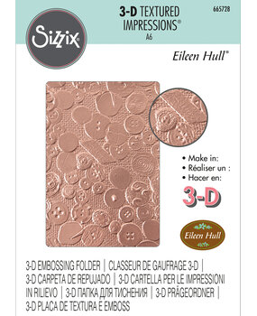 Sizzix 3D Textured Impressions by Eileen Hull Vintage Buttons (665728) (DISCONTINUED) Sizzix 3D Textured Impressions by Eileen Hull Vintage Buttons (665728) (DISCONTINUED)