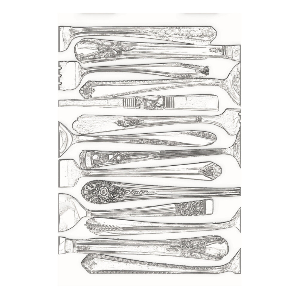 Sizzix 3D Textured Impressions by Eileen Hull Silverware (666047) (DISCONTINUED) Sizzix 3D Textured Impressions by Eileen Hull Silverware (666047) (DISCONTINUED)