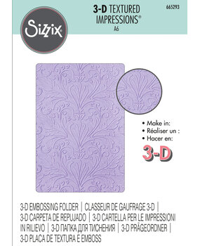 Sizzix 3D Textured Impressions Art Nouveau (665293) (DISCONTINUED) Sizzix 3D Textured Impressions Art Nouveau (665293) (DISCONTINUED)
