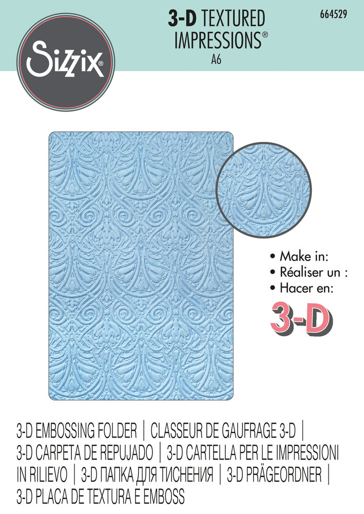 Sizzix 3D Textured Impressions Baroque (664529) (OUTLET)