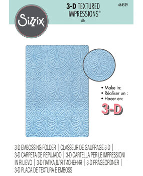 Sizzix 3D Textured Impressions Baroque (664529) (DISCONTINUED) Sizzix 3D Textured Impressions Baroque (664529) (DISCONTINUED)
