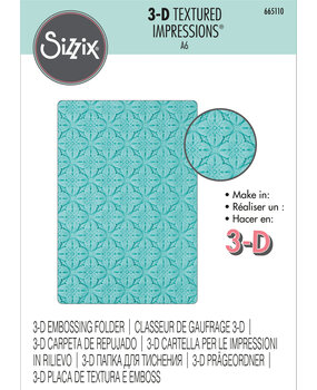 Sizzix 3D Textured Impressions Floral Pillows (665110) (DISCONTINUED) Sizzix 3D Textured Impressions Floral Pillows (665110) (DISCONTINUED)